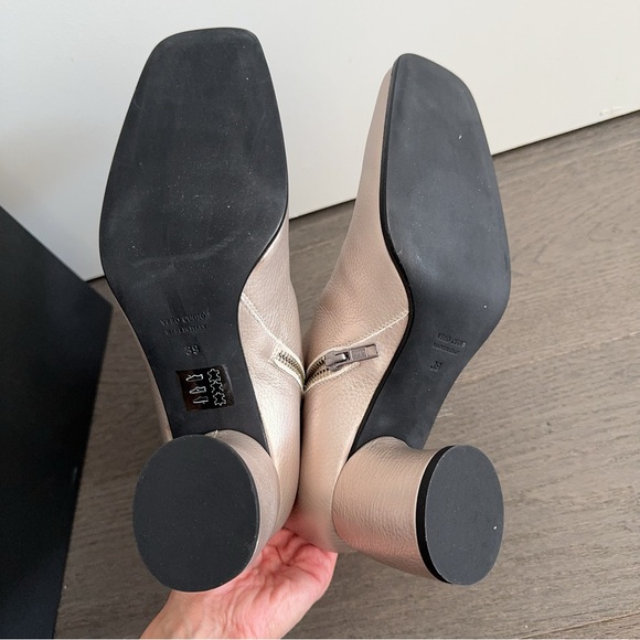 Ann Demeulemeester Metallic Ankle Boots - Picture 6 of 10